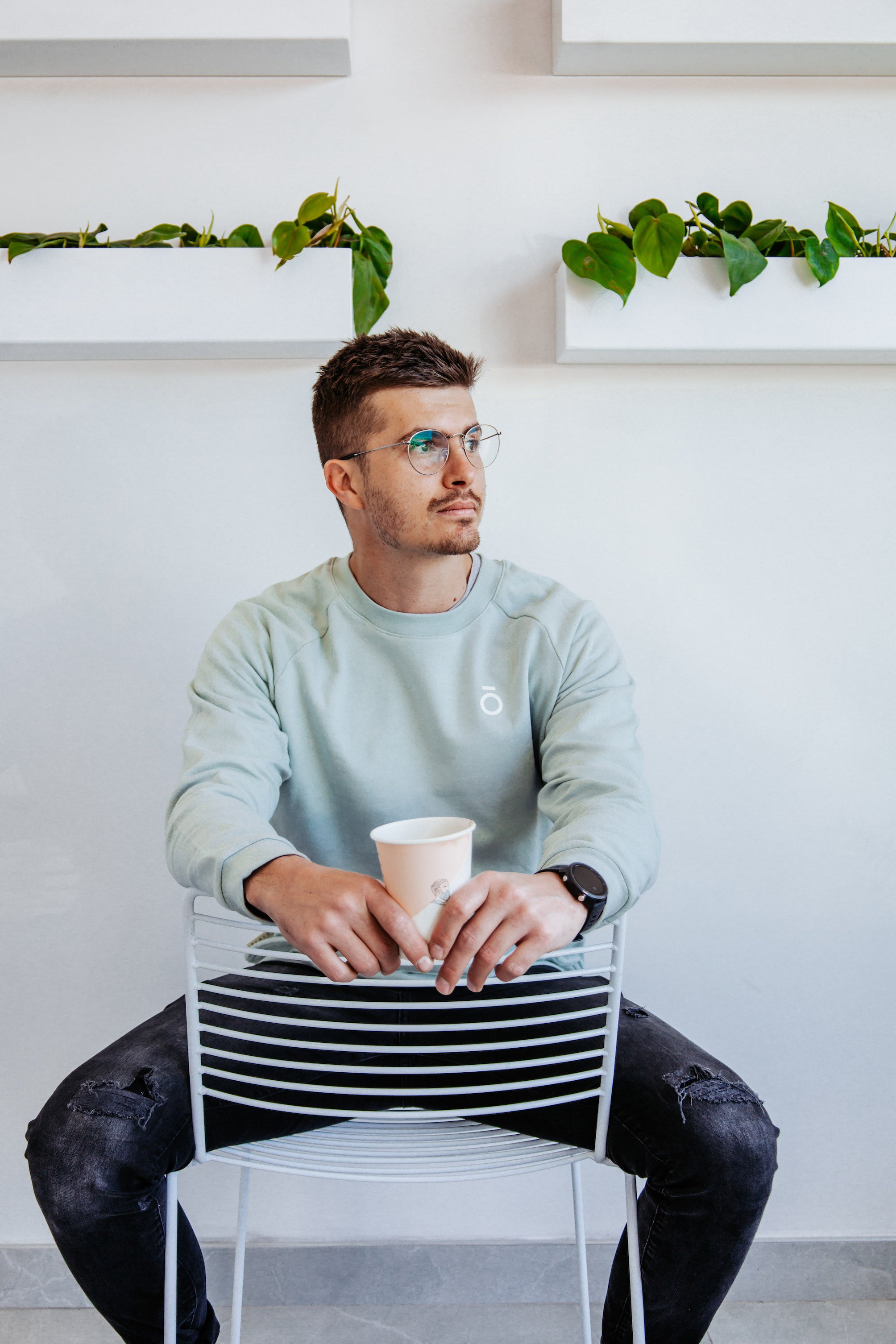 Mens Sweater - Sage